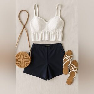 NWOT Banana Republic Preppy Swing Shorts